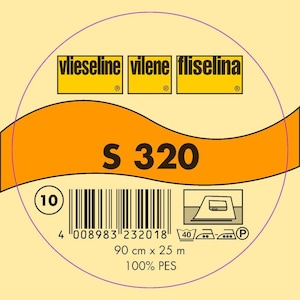 Vlieseline S320 saddle pad insert iron-on insert 90 cm 1 m