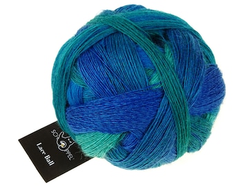 139 euros/kg LACE BALL 100 g Hilo de encaje fino Schoppel color 2360 Turquesa Molino