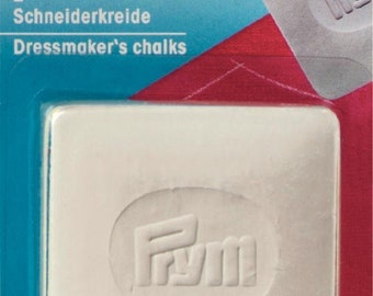 Prym Schneiderkreide-Platten weiß 2 St für alle Stoffe 611812