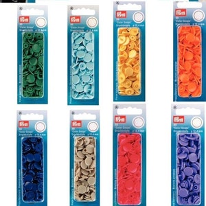 Prym Druckknöpfe color snaps 30 Stück rund 12,4 mm alle Farben Bild 1