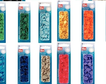 Prym drukknopen kleur drukknopen 30 stuks rond 12,4 mm alle kleuren