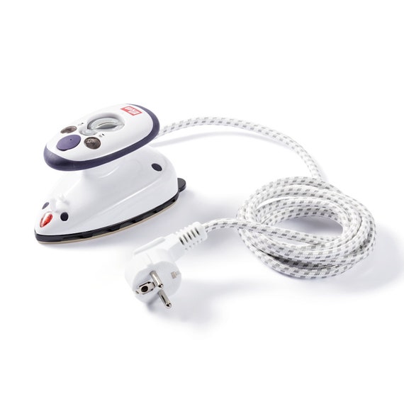White Great for all Crafters and Hobbyists Prym Steam Iron Mini 611916 White Great for all Crafters and Hobbyists Prym Steam Iron Mini 611916