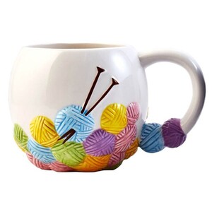 Strick Tasse 1 Stück von Hemline 500ml schönes Geschenk Bild 1