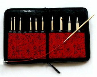 Juego de agujas Chiaogoo agujas de crochet intercambiables SPIN Bamboo 3,50-10,00 mm CG1500C