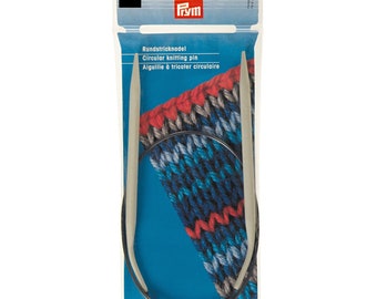 Prym circular knitting needles aluminium grey size 40 - 120 cm