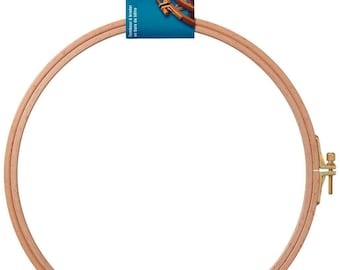 Prym Stickring Stickrahmen Buchenholz mit Schraube 12,5 - 25cm