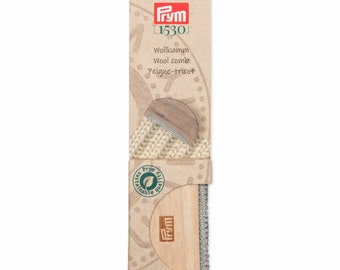 Prym Wool Comb Wood Removes small knots and lint 610690
