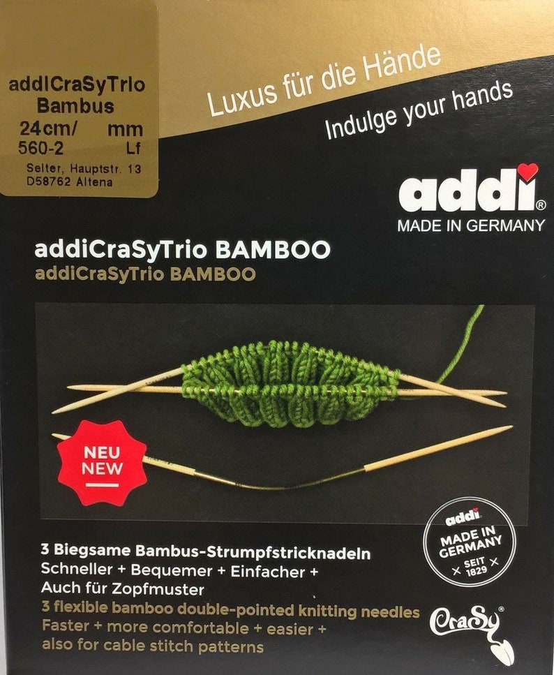 addi Crasy Trio addicrasyTrio Rundstricknadeln Bamboo Bild 1