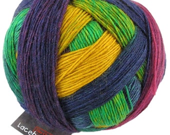 Laceball 100 schoppel 100g couleur 2245 sofaecke merveilleuse Lacegarn Laceball 100 schoppel 100g couleur 2245 sofaecke merveilleuse Lacegarn