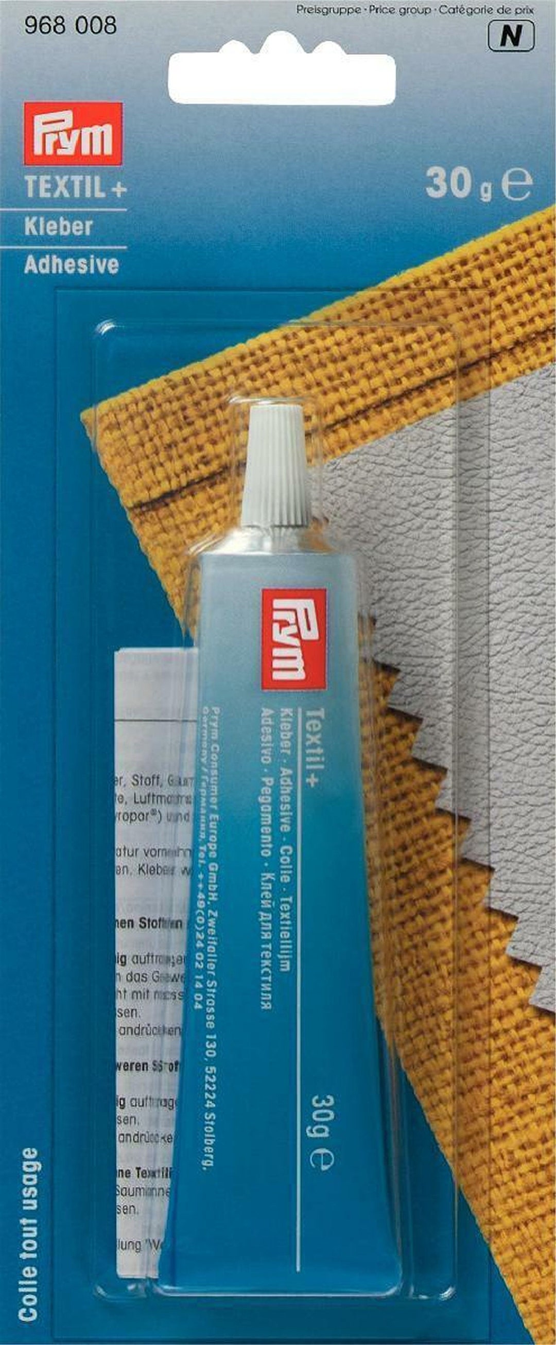 Prym Textil Glue 30g Bonding of Common Textiles 968008 Etsy
