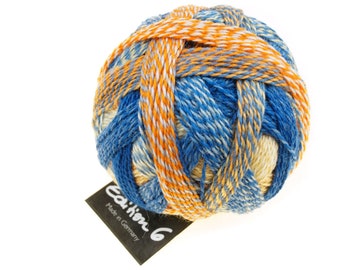 Euro179/kg Edition 6 Schoppel 50g gradient 100% Merino color 2333 Ipanema Beach