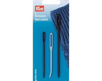 Prym wool needle wool needles plastic various thicknesses 3 pieces 124100