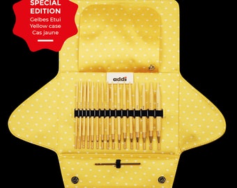 addi-click BAMBOO (bamboo) plug-in system, knitting needle set + case 5502