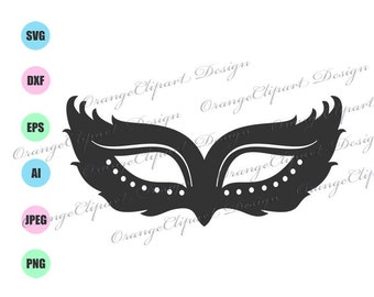 Download Mardi gras mask svg | Etsy