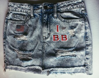 Light Wash B.B. Denim Skirt
