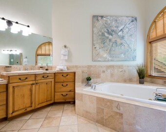 Wall Art - Epoxy and can be mounted in a bathroom or outside.