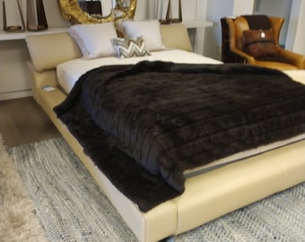 Roche Bobois Vintage Leather Queen Bed