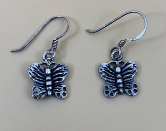 Sterling Silver .925 Earrings.  Made. in Thailand. Without the hook .5" long. TSE-21.