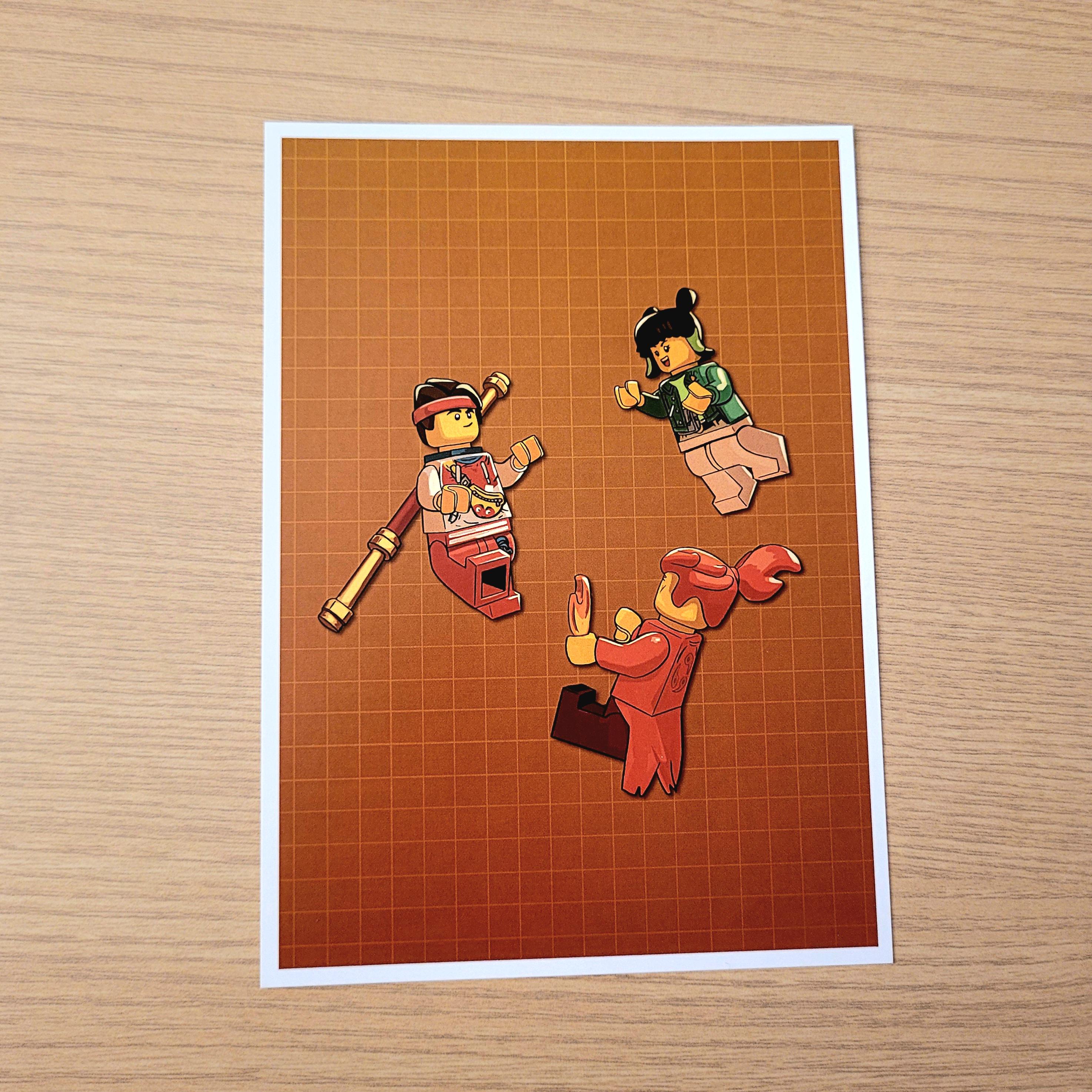 MK, Mei, Red Son Print | Lego Monkie Kid - Etsy