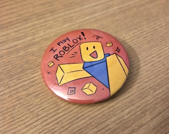 I Play Roblox Pin Back Button