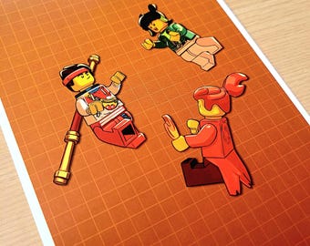 MK, Mei, Red Son Print | Lego Monkie Kid - Etsy
