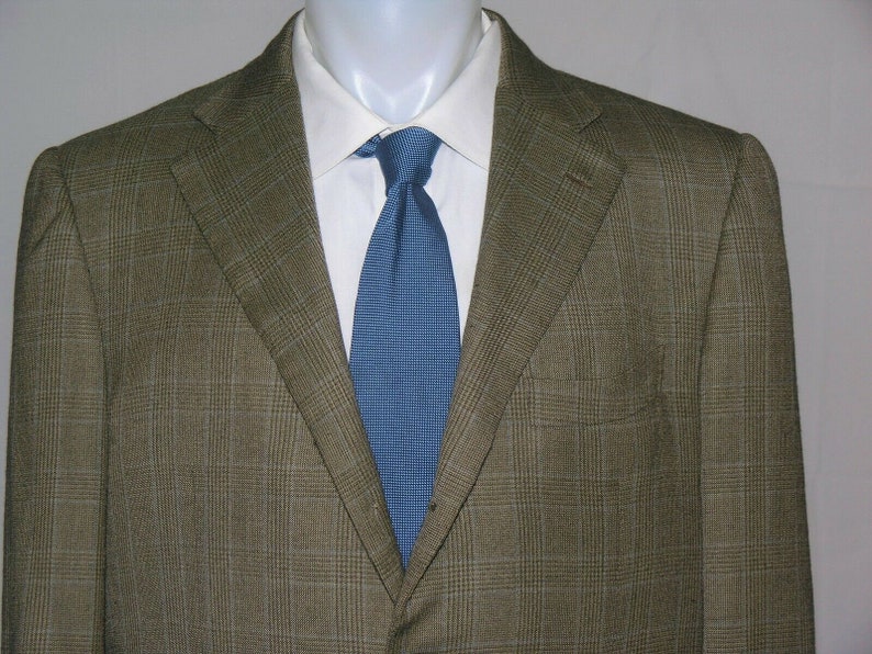 Ermenegildo Zenga Napoli Couture Three Roll Two 100/% Cashmere Blazer 44R