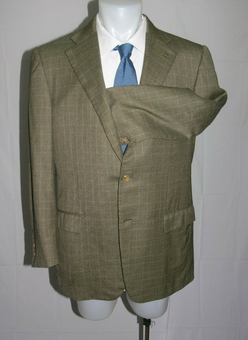 Ermenegildo Zenga Napoli Couture Three Roll Two 100/% Cashmere Blazer 44R