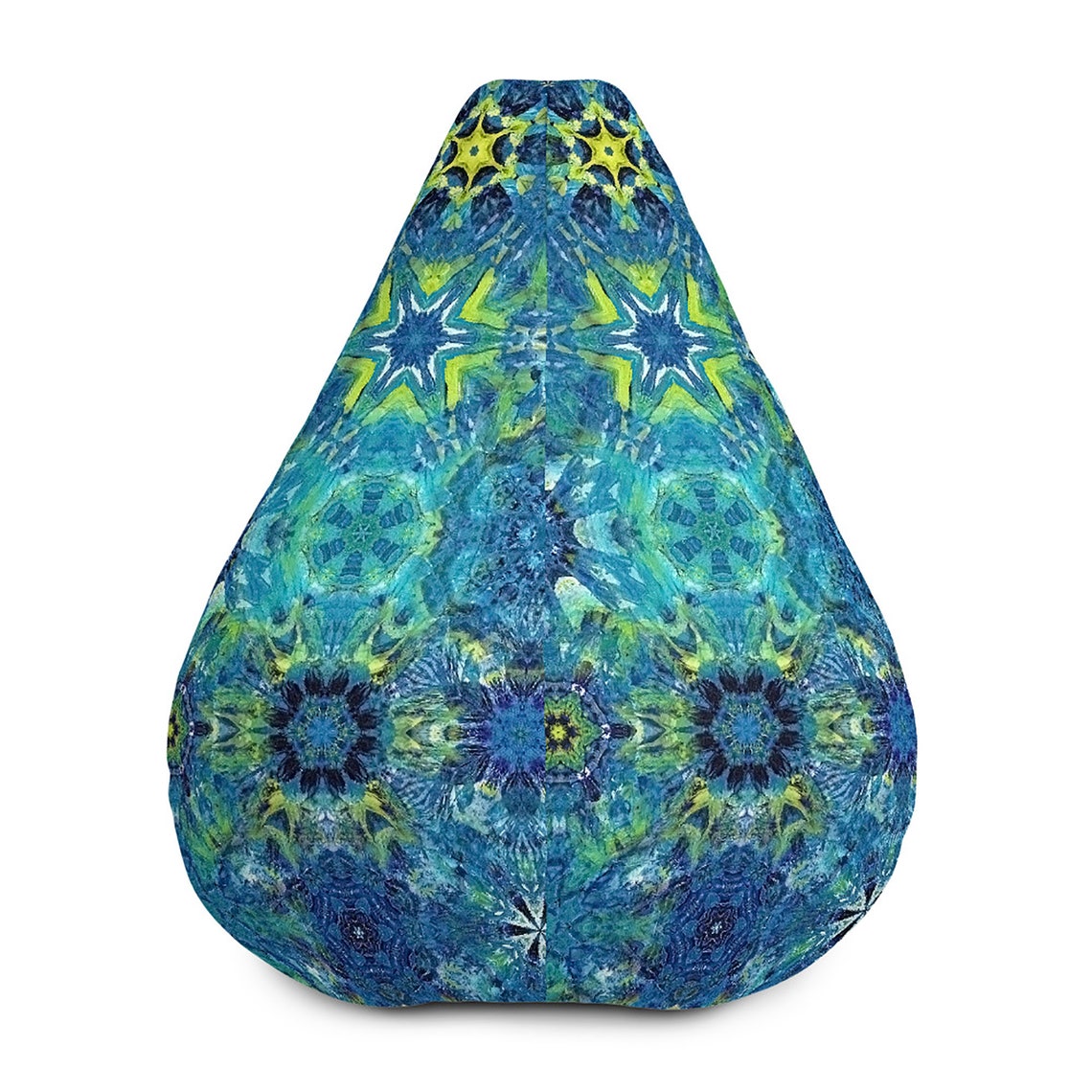 Watercolor Bean Bag Blue Bean Bag Cover Flower Bean Bag Etsy
