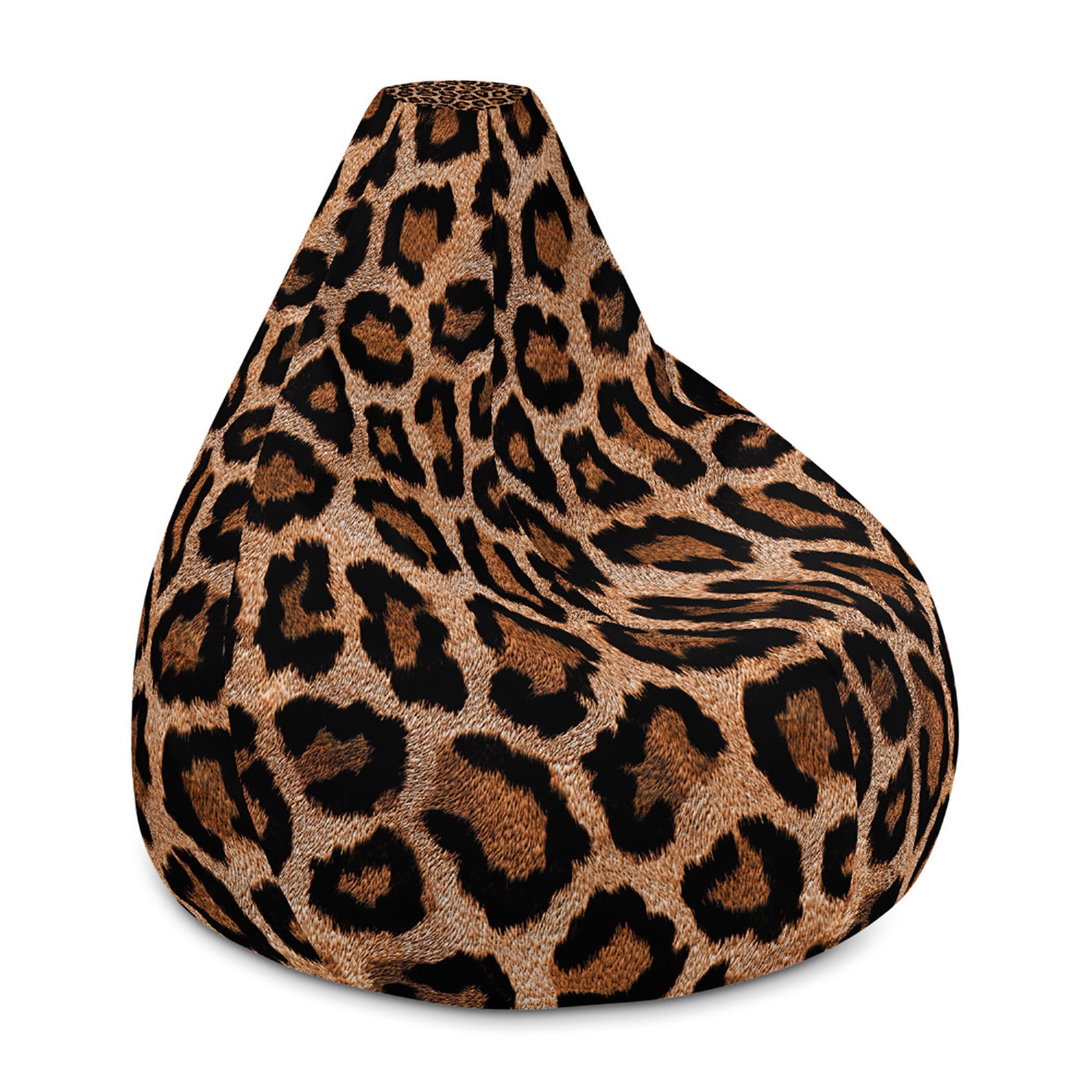 Bean Bag Coverleopard Fur Bean Bag allover Bean Bag Cover Etsy