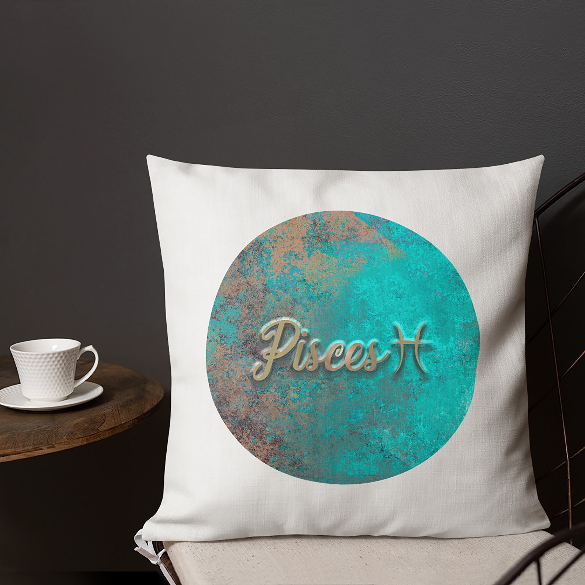 Zodiac Premium Throw Pillow Zodiac Sign Home Pillow Etsy