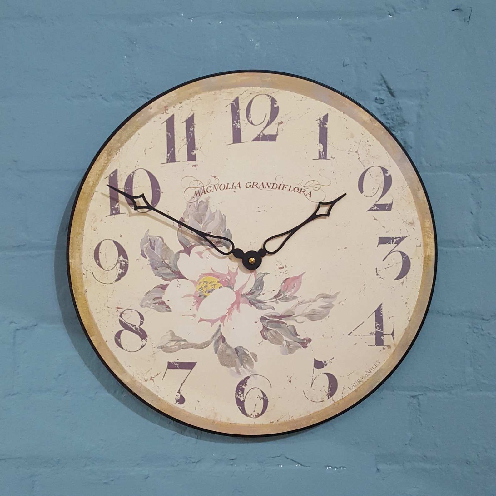 Charming Laura Ashley Wall Clock Etsy