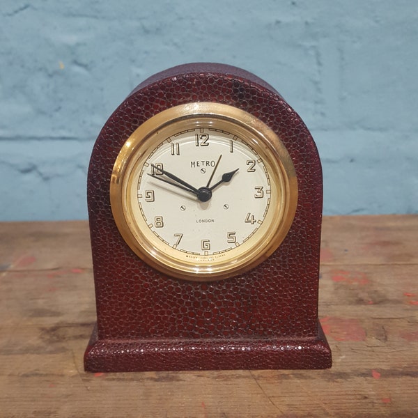 Art Deco Alarm Clock Etsy UK
