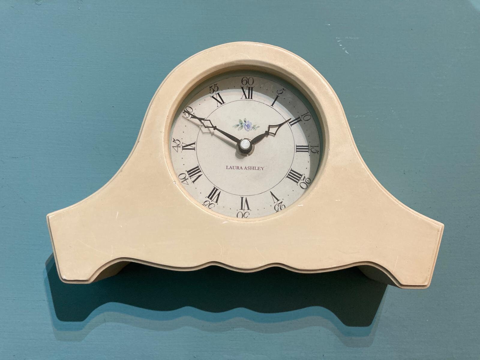Classic Laura Ashley Mantel Clock in Cream Etsy