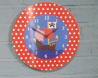 Children's Vintage Pirate Clock - Decorative Clock