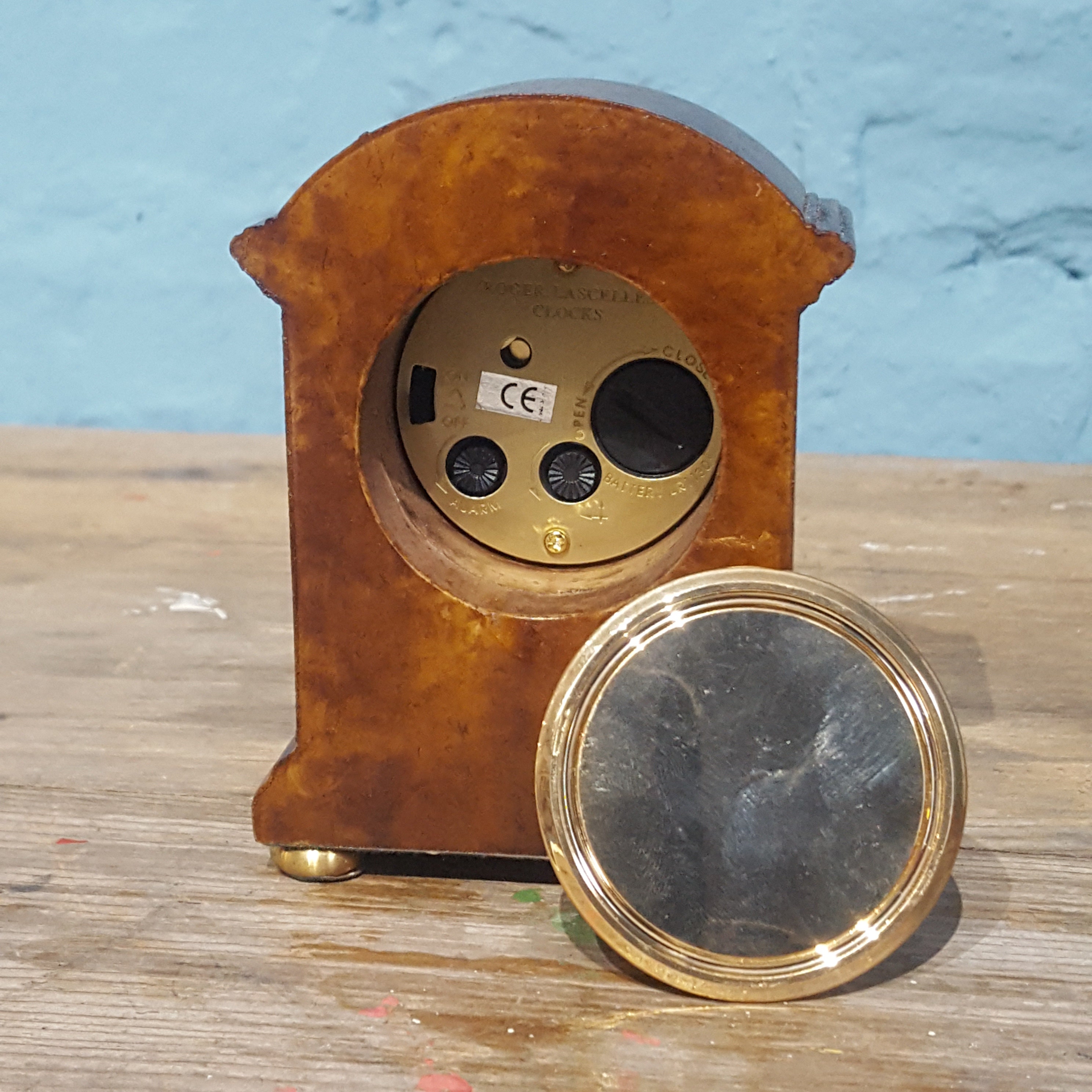 Vintage Classic English Mantel Clock Fitted With a Quartz Etsy UK