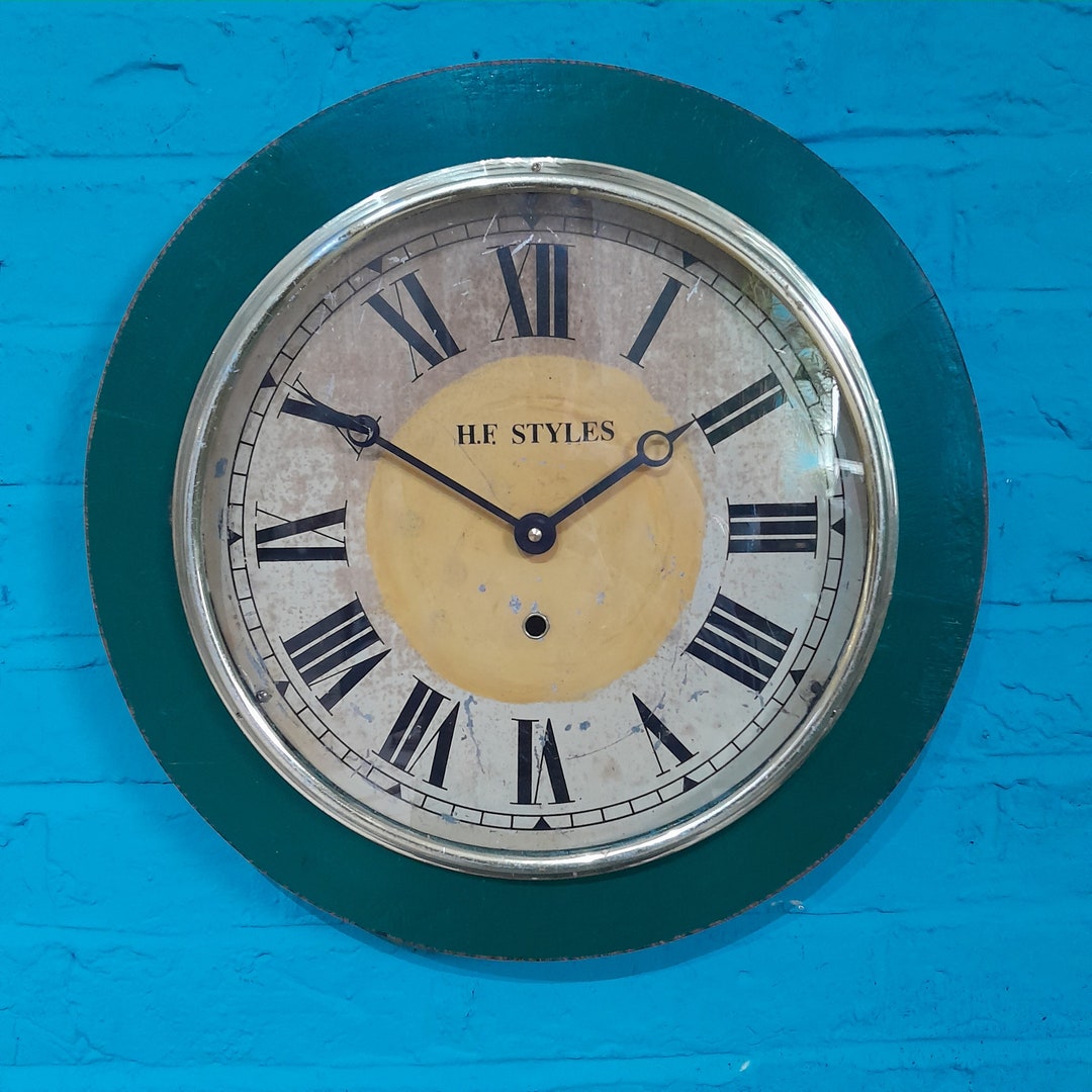 Old English Wall Clock Etsy