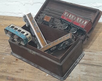 553 - RESERVED Vintage Toy Trains - Free Postage