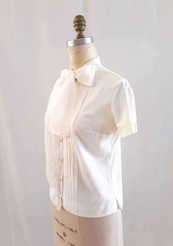 vintage 1960 nylon blouse - image 6
