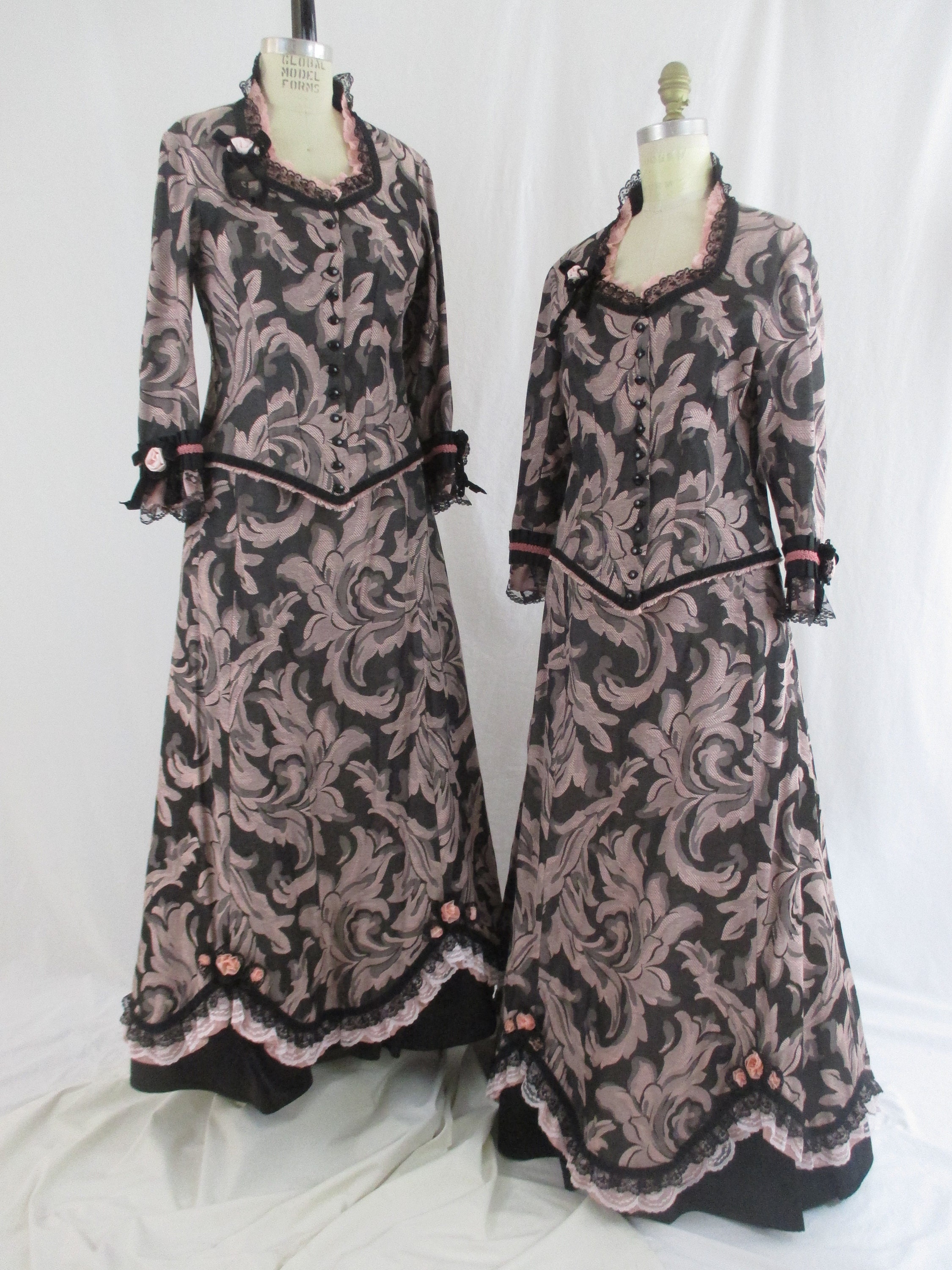 floral vine applique dress bcbg