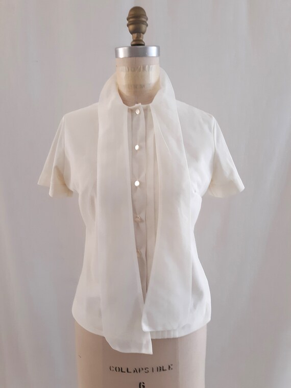 vintage 1960 nylon blouse - image 3