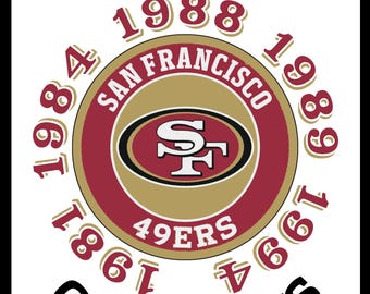 Znak z okazji Mistrzostw NFL San Francisco 49ers 9x12 z aluminium z ochroną UV