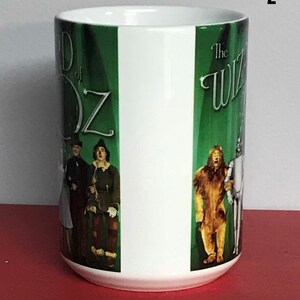 Wizard Of Oz 15 Ounce Coffee Mug Permanent Sublimated Print In Vivid Color In 2 Different Prints image 7