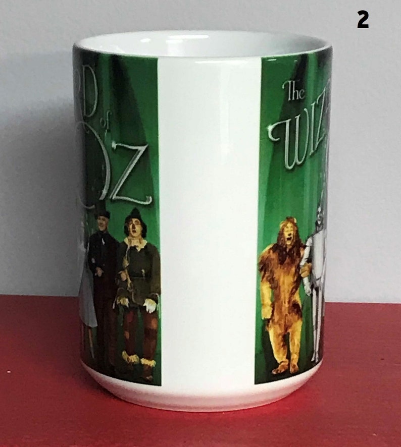 Wizard Of Oz 15 Ounce Coffee Mug Permanent Sublimated Print In Vivid Color In 2 Different Prints image 7