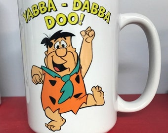 Flintstones 15 oz Coffee Mug 5 Various images To Choose From Classic Cartoon