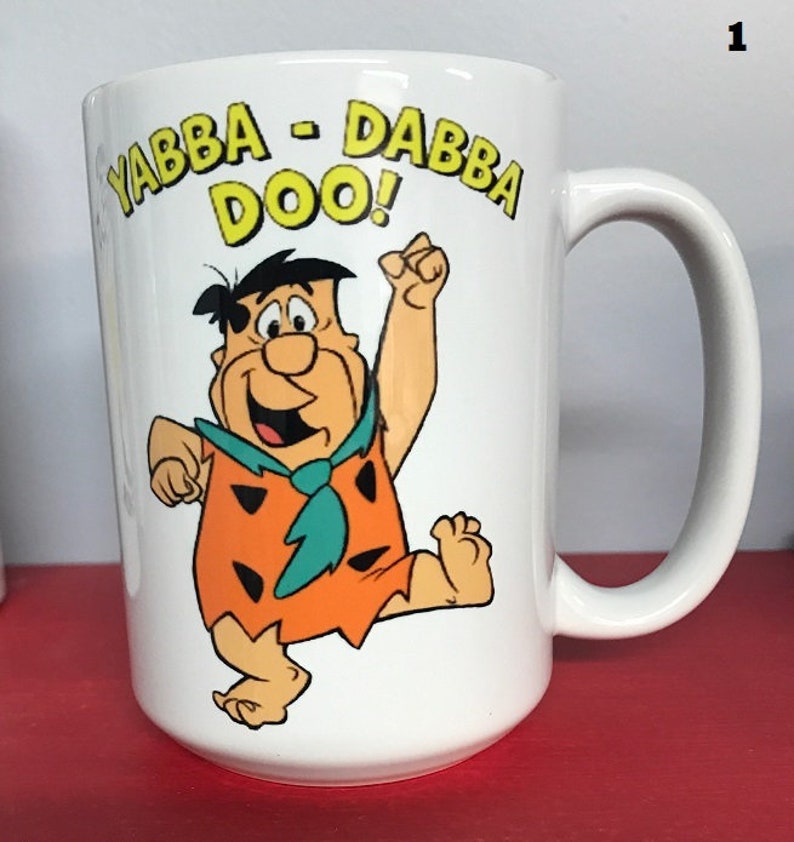 Flintstones 15 oz Coffee Mug 4 Various images To Choose From | Etsy