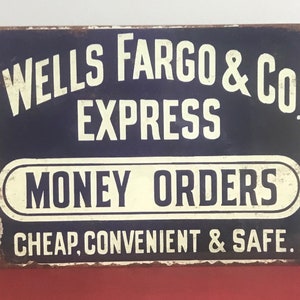 Wells Fargo ノベルティプレート 1982年製 Wells Fargo Bank - Etsy