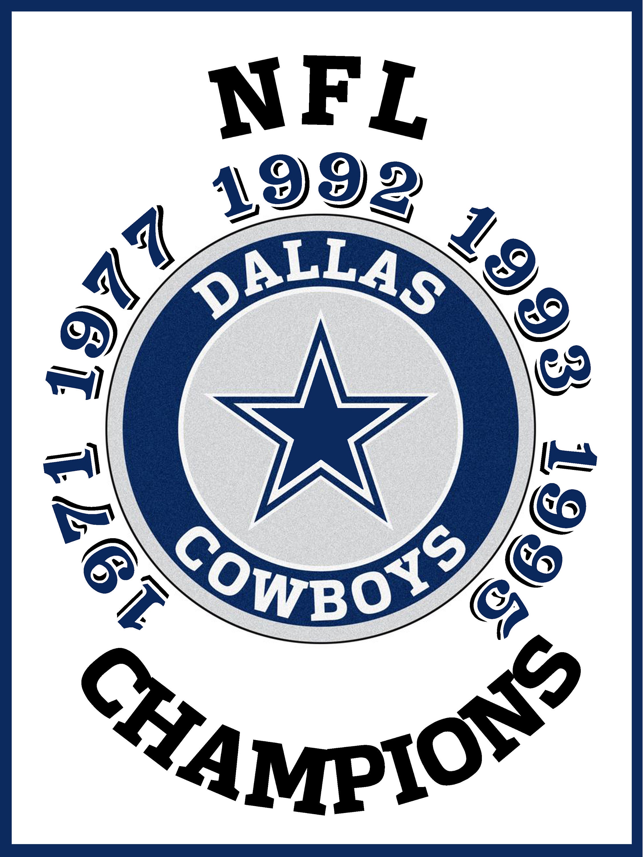 Dallas Cowboys 9x12 Aluminum Sign Super Bowl Championships NFL Champs Man  Cave Bar Garage