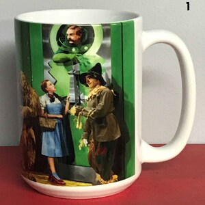 Wizard Of Oz 15 Ounce Coffee Mug Permanent Sublimated Print In Vivid Color In 2 Different Prints image 3