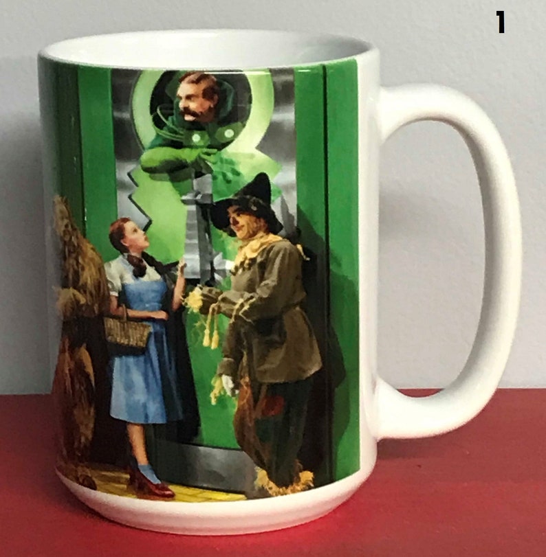 Wizard Of Oz 15 Ounce Coffee Mug Permanent Sublimated Print In Vivid Color In 2 Different Prints image 3