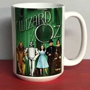Wizard Of Oz 15 Ounce Coffee Mug Permanent Sublimated Print In Vivid Color In 2 Different Prints image 6
